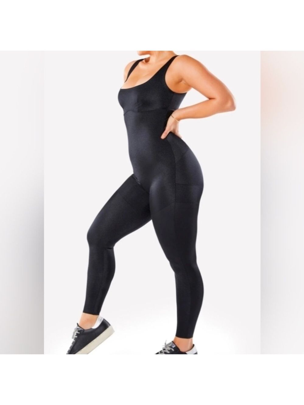 S • YITTY by Lizzo •  Sleek Black Sculpting Jumpsuit